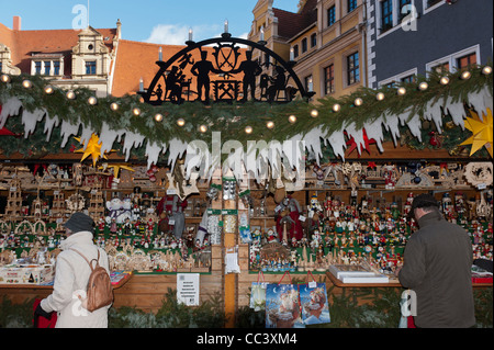 Marché de Noël de Meissen. La Saxe, Allemagne, Europe Banque D'Images