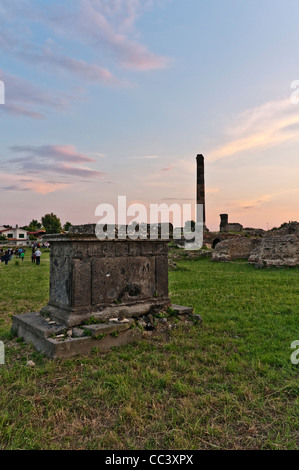 Scipion tombes, village romain de Linterne, site archéologique de Giugliano, Naples, Campanie, au sud de l'italie Banque D'Images