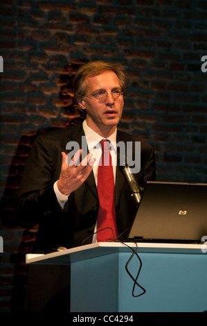 Robertus Robbert Dijkgraaf physicien théoricien de la chaîne néerlandaise Directeur Institut d'études avancées de l'Université de Princeton Banque D'Images