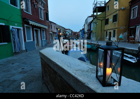 Île de Burano, Venise, Vénétie, Italie, Europe Banque D'Images