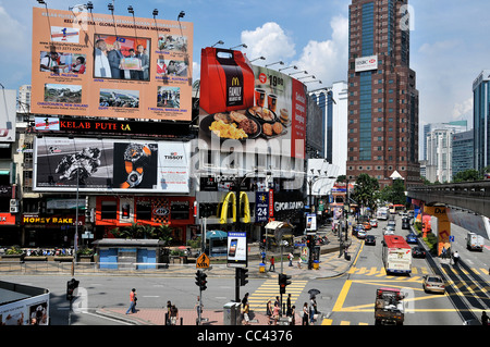 Scène de rue Bintag Kuala Lumpur, en Malaisie Banque D'Images