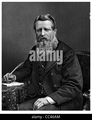 Sir Stafford Henry Northcote 1er comte Iddesleigh 1818 1887 homme politique conservateur Chancelier Secrétaire des affaires étrangères de l'Échiquier Banque D'Images