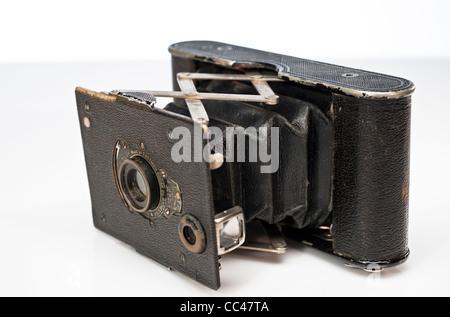 Vest Pocket Kodak Vintage Folding Autographic VP / Horizontal vue avant Banque D'Images