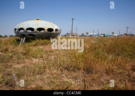 Futuro House à Munson, Texas Banque D'Images
