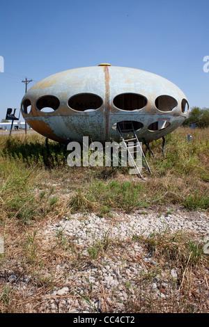 Futuro House à Munson, Texas Banque D'Images