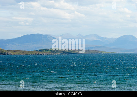 Reiff Village, village de pêcheurs Crofting,Îles Summer,Isle Ristol Mullagrach,Eilean Wester Ross,Parc,nord ouest de l'Écosse Banque D'Images