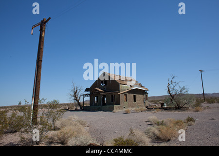 Ludlow Ghost Town, en Californie Banque D'Images