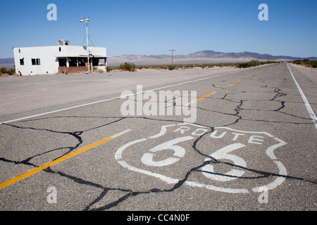 Ludlow Ghost Town, en Californie Banque D'Images
