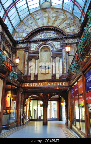 Elegant Edwardian Central Arcade, Grainger Town, Newcastle upon Tyne, Tyne and Wear, Angleterre, Royaume-Uni Banque D'Images