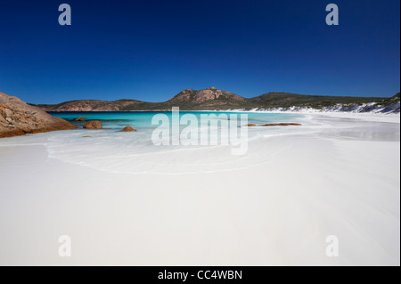 Plage de sable blanc de Lucky Bay, Cape Le Grand National Park, Australie occidentale, Australie Banque D'Images