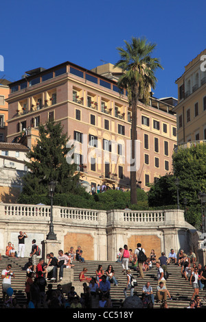 L'Italie, Lazio, Rome, Piazza di Spagna, place d'Espagne, Banque D'Images