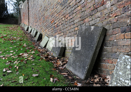 Quaker Burial Ground qui contient les tombes de nombreux ironnmaîtres et fabricants associés à Coalbrookdale, y compris Abraham Darby II et 3rd Banque D'Images