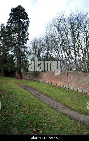 Quaker Burial Ground qui contient les tombes de nombreux ironnmaîtres et fabricants associés à Coalbrookdale, y compris Abraham Darby II et 3rd Banque D'Images