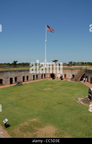 Fort Macon State Park en Caroline du Nord. Banque D'Images