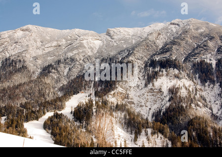 L'hiver à Achenkirch Banque D'Images