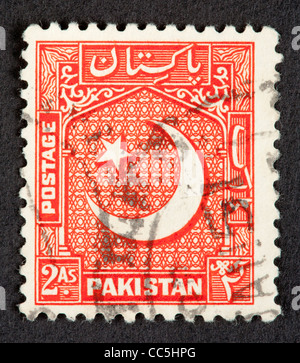 Timbre-poste pakistanais Banque D'Images