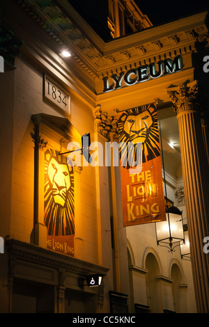 Le Roi Lion au Lyceum dans le West End de Londres Banque D'Images