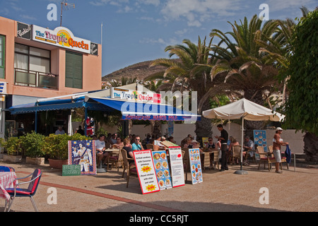 Reine Tropic Bar et restaurant, Playa de las Americas, Tenerife Banque D'Images