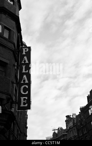 Palais d'un signe sur l'Palace Theatre, Shaftesbury Avenue Banque D'Images