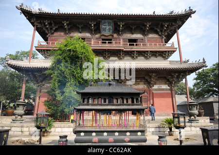 Guanyin Tower, Temple Dule, Tianjin, Chine Banque D'Images