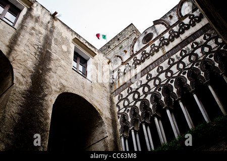 Une scène de rue de Amalfi région d'Italie. Banque D'Images