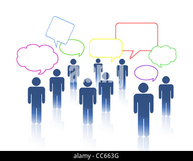 Communication Banque D'Images