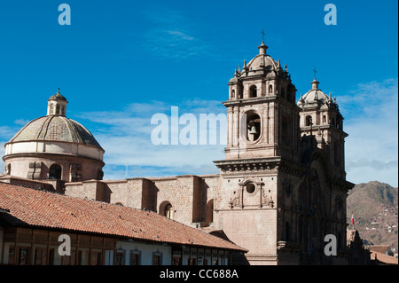 Pérou, Cusco.L'église de la Société de Jésus, Cusco, Pérou. Banque D'Images