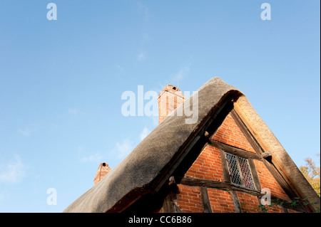 Anne Hathaway's Cottage, Stratford-on-Avon, dans le Warwickshire, Angleterre, RU Banque D'Images