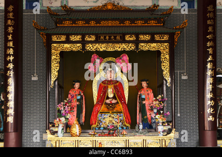 Statue do Morro do Morro, le Temple Ancestral impérial, Wuzhou, Guangxi, Chine Banque D'Images