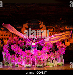 La performance de l'opéra de Pékin, Beijing, Chine Banque D'Images