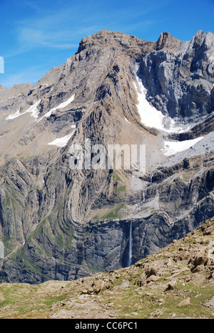 Cirque de Gavarnie en été. Banque D'Images