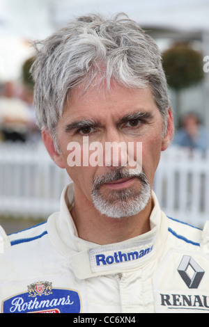 Damon Hill 1996 Champion du Monde de Formule 1, les pilotes de course britannique ex président de club Banque D'Images