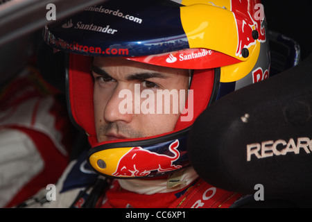 Dani Sordo, pilote du Championnat du Monde des Rallyes Banque D'Images