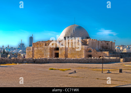 Omayad palace en Jordanie Amman,Citadelle Banque D'Images