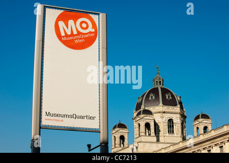 Österreich, Wien I, Blick vom Museumsplatz auf das Kunsthistorische Museum Banque D'Images