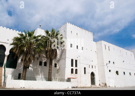 Place de la Kasbah et l'ancienne prison,Tanger, Maroc, Afrique du Nord Banque D'Images