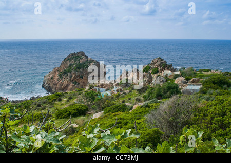 Le cap Spartel, Tanger, Maroc, Afrique du Nord Banque D'Images