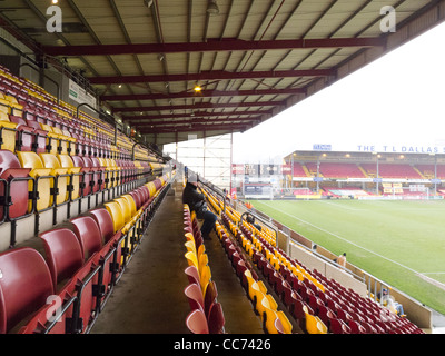 Bradford City Football Club - un stand vide Banque D'Images