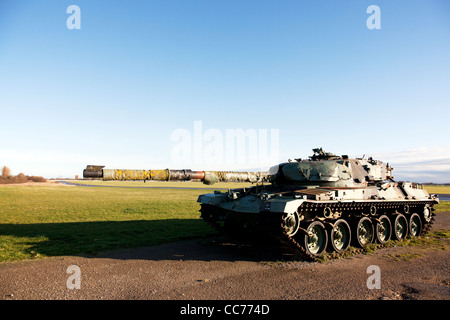 Le FV 4201 Chieftain Tank à Manby, Lincolnshire Show Ground Banque D'Images