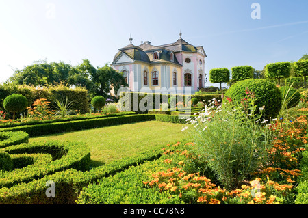 Palais Rococo, châteaux, Dornburg Dornburg, Thuringe, Allemagne, Europe Banque D'Images