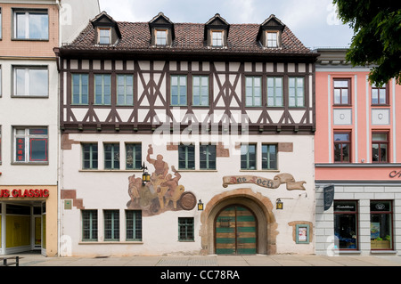 Restaurant Le trou, Saalfeld, Thuringe, Allemagne, Europe Banque D'Images