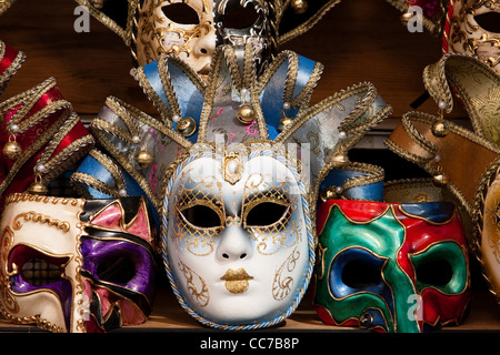 Détails beau masque de Venise en Italie Banque D'Images