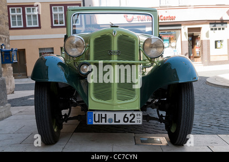 Voiture d'époque historique, Audi, DKW Dampf-Kraft-Wagen, voiture à vapeur, Bad Langensalza, Thuringe, Allemagne, Europe Banque D'Images