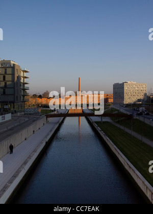 Fabrica Campos, une ancienne usine de céramique du 19e siècle à Aveiro, Portugal, centre culturel tourné Banque D'Images