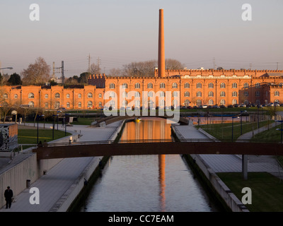 Fabrica Campos, une ancienne usine de céramique du 19e siècle à Aveiro, Portugal, centre culturel tourné Banque D'Images