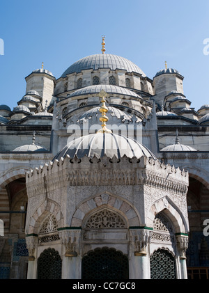 Yeni Camii, la nouvelle mosquée ou mosquée de la Valide Sultan Istanbul, Turquie Banque D'Images