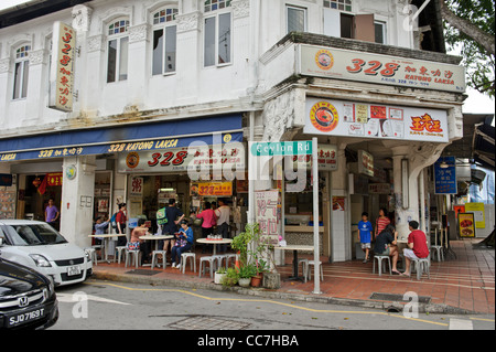 328 Katong Laksa Restaurant, Singapour. Banque D'Images