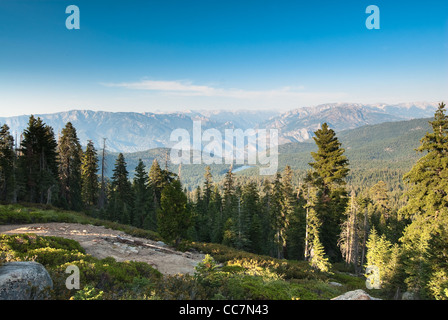 Panorama dans le parc national Kings Canyon, Californie, USA Banque D'Images