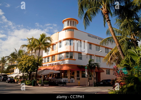 Waldorf Towers Hotel, South Beach, Miami, Floride, USA Banque D'Images