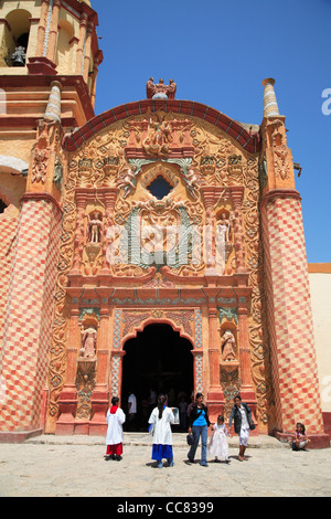 Mission San Miguel, Conca Conca, Arroyo Seco, Queretaro, Mexique Banque D'Images